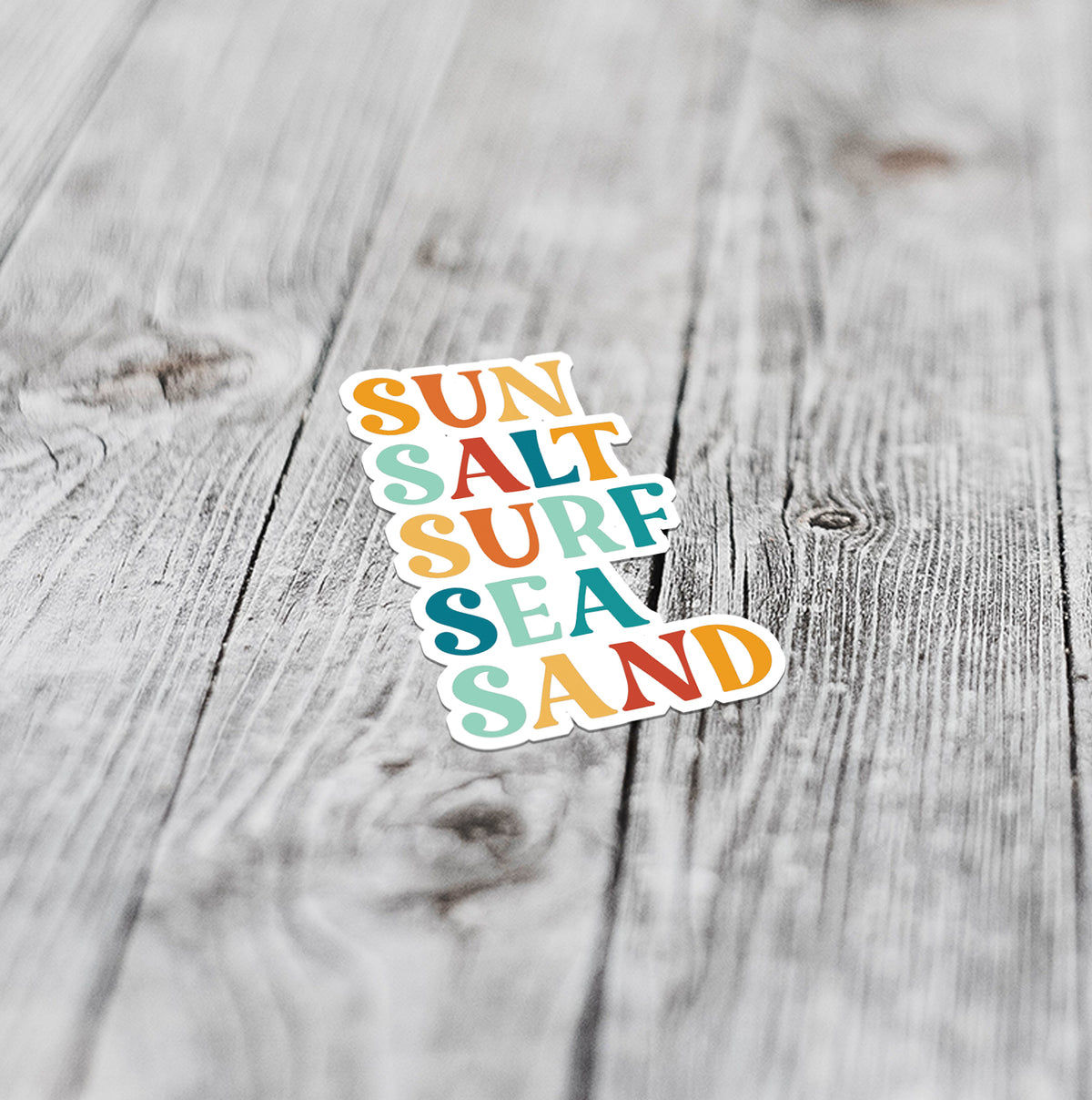 Sun, Salt, Surf, Sea, Sand | Greeting Card