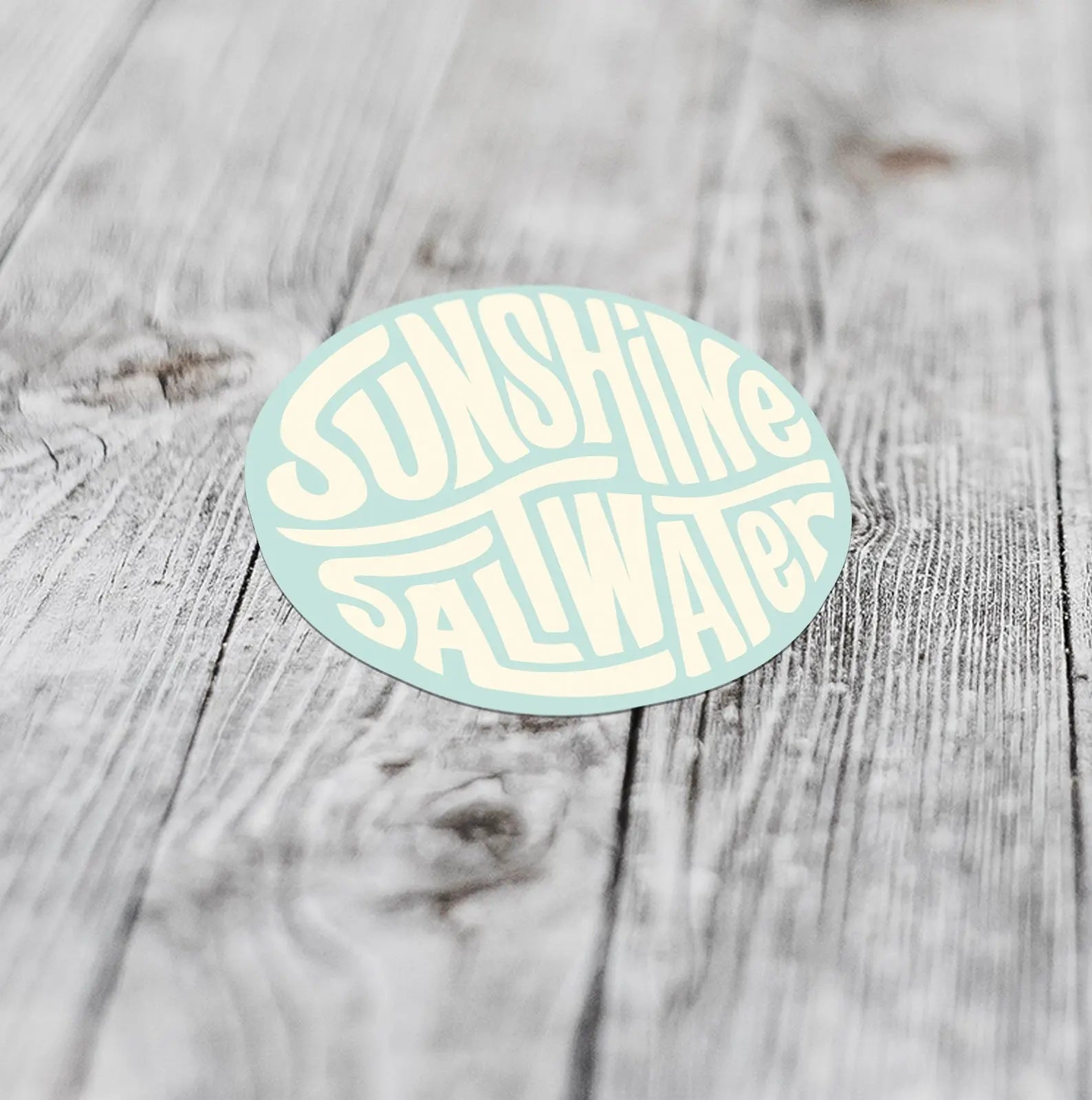 Trippy Dunes | Small Sticker Sunshine + Saltwater