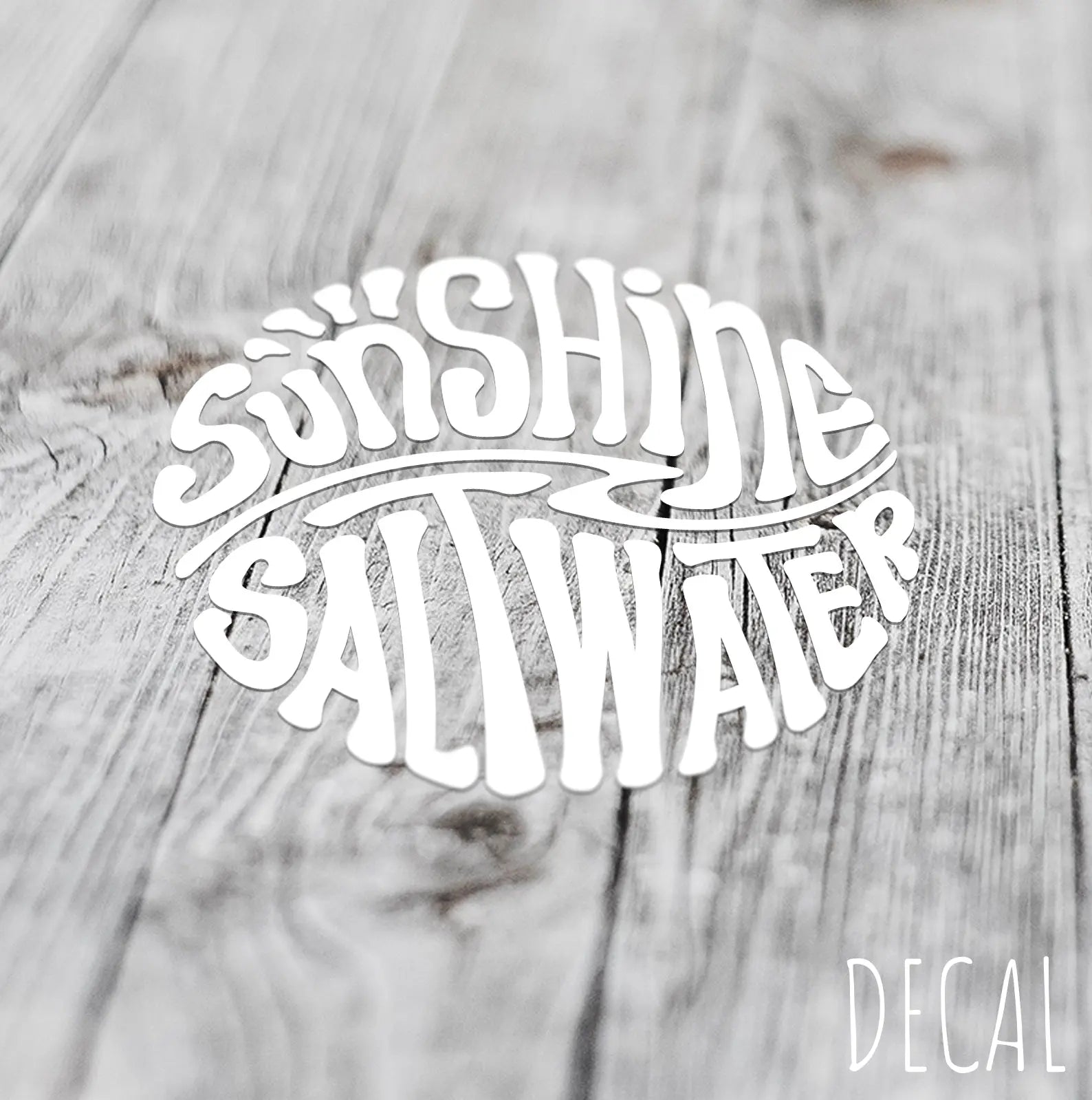 Ebb + Flow | Large Decal Sunshine + Saltwater
