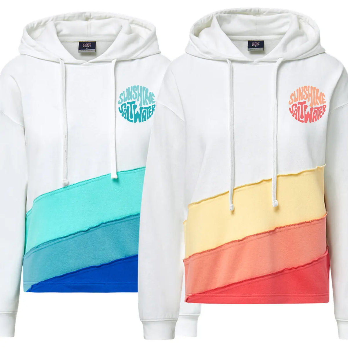 Sunshine + Saltwater Striped Hoodie