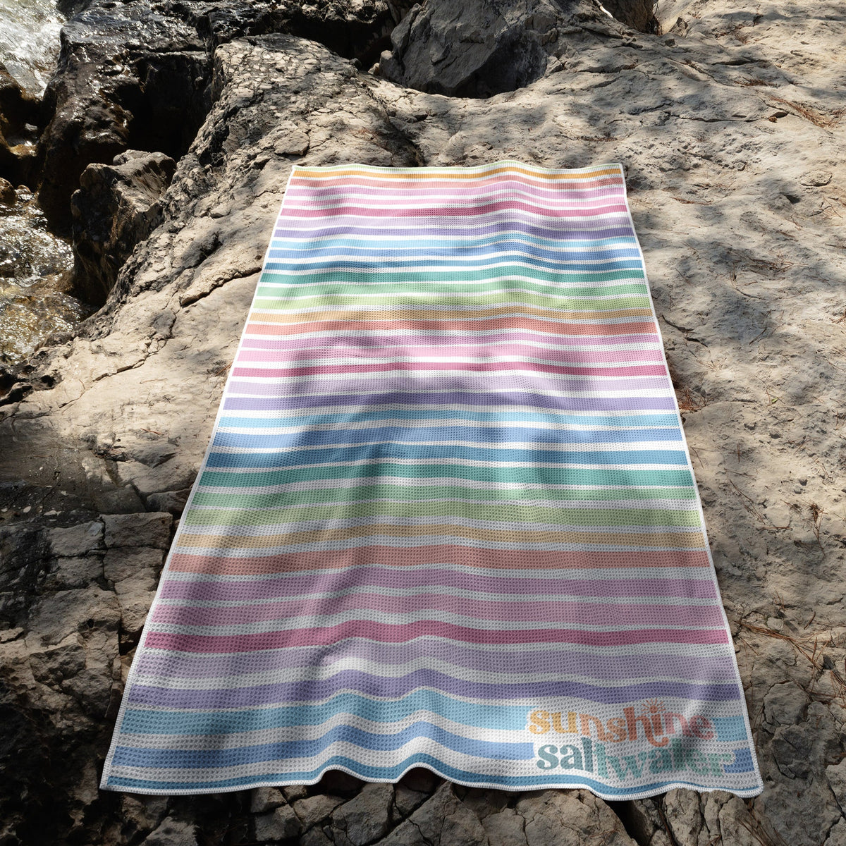 Rainbow Reef Beach Towel