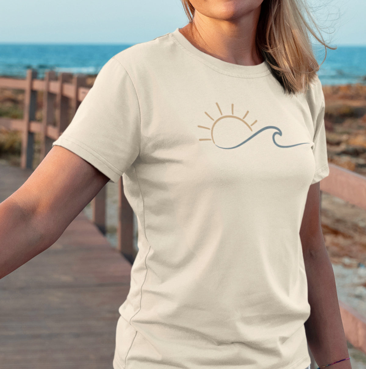 Sun + Wave | Wave-Washed T-Shirt