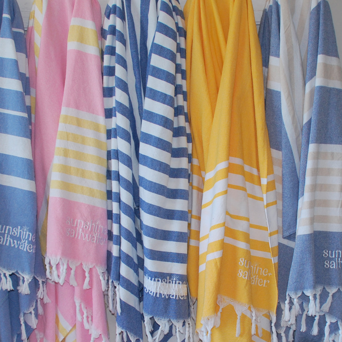 Vintage Striped Suit | Turkish Cotton Beach Towel