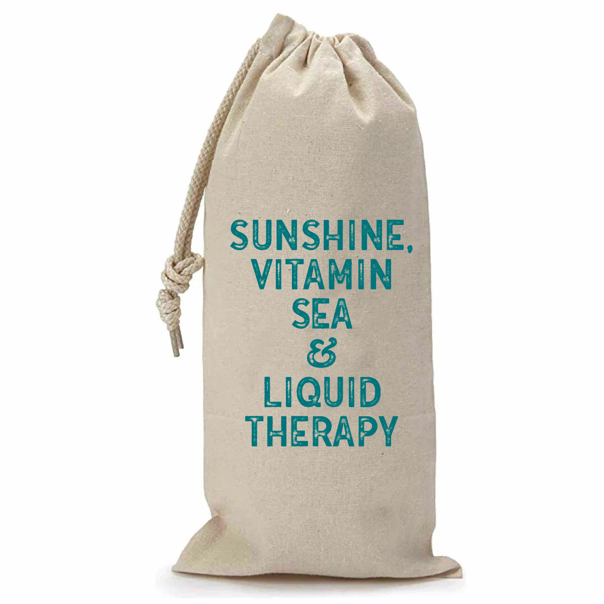 Wine Bag Drawcord | Sunshine, Vitamin Sea &amp; Liquid Therapy