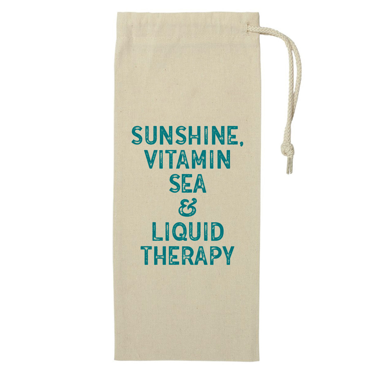 Wine Bag Drawcord | Sunshine, Vitamin Sea &amp; Liquid Therapy