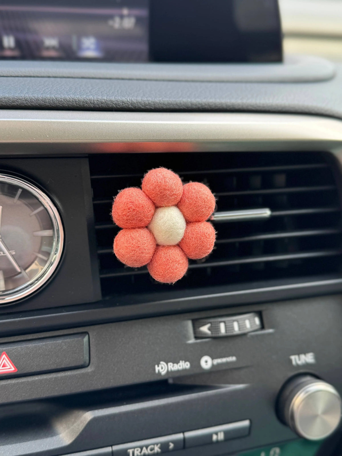 Felt Vent Clip - Flower