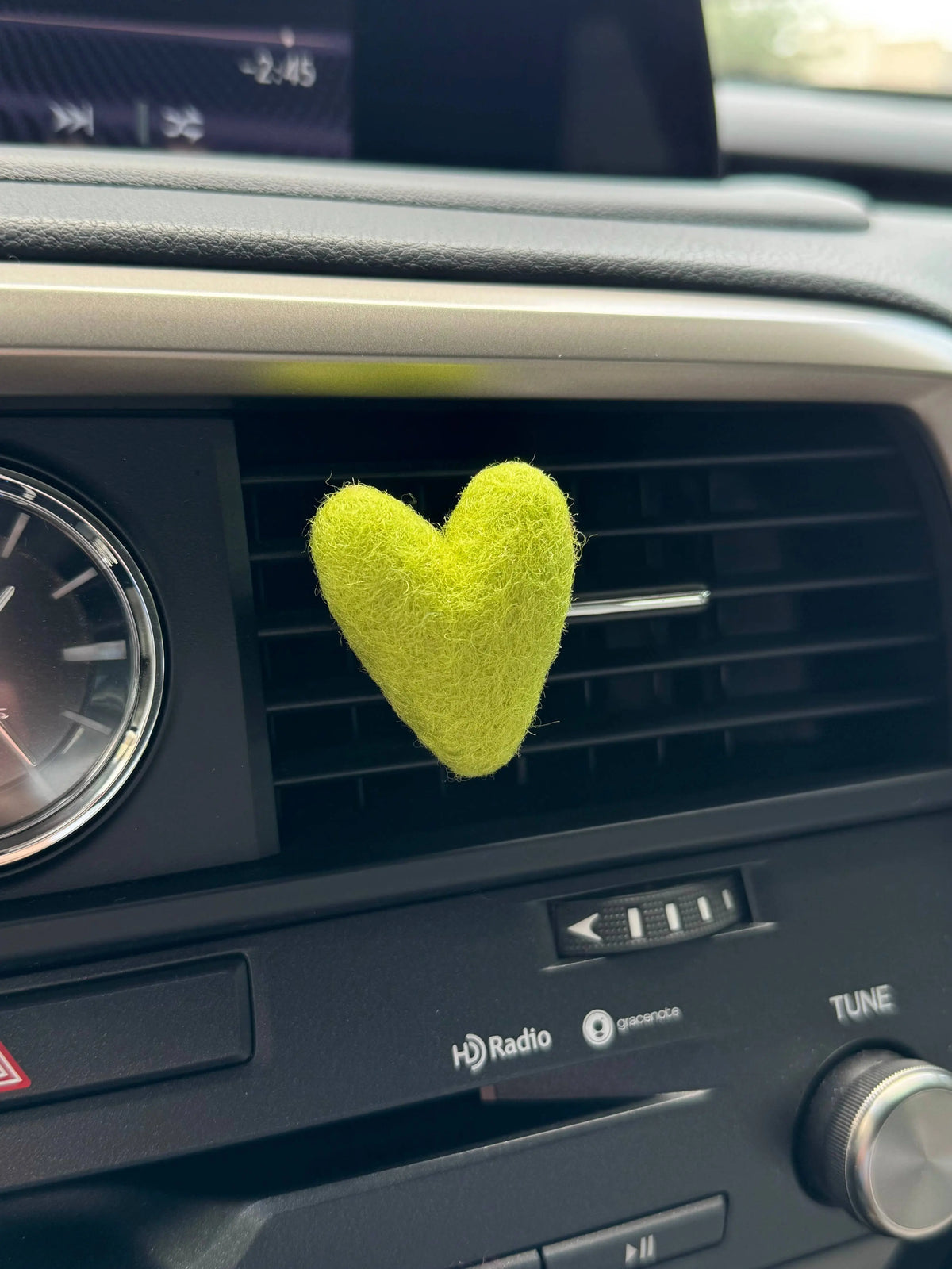 Felt Vent Clip - Heart
