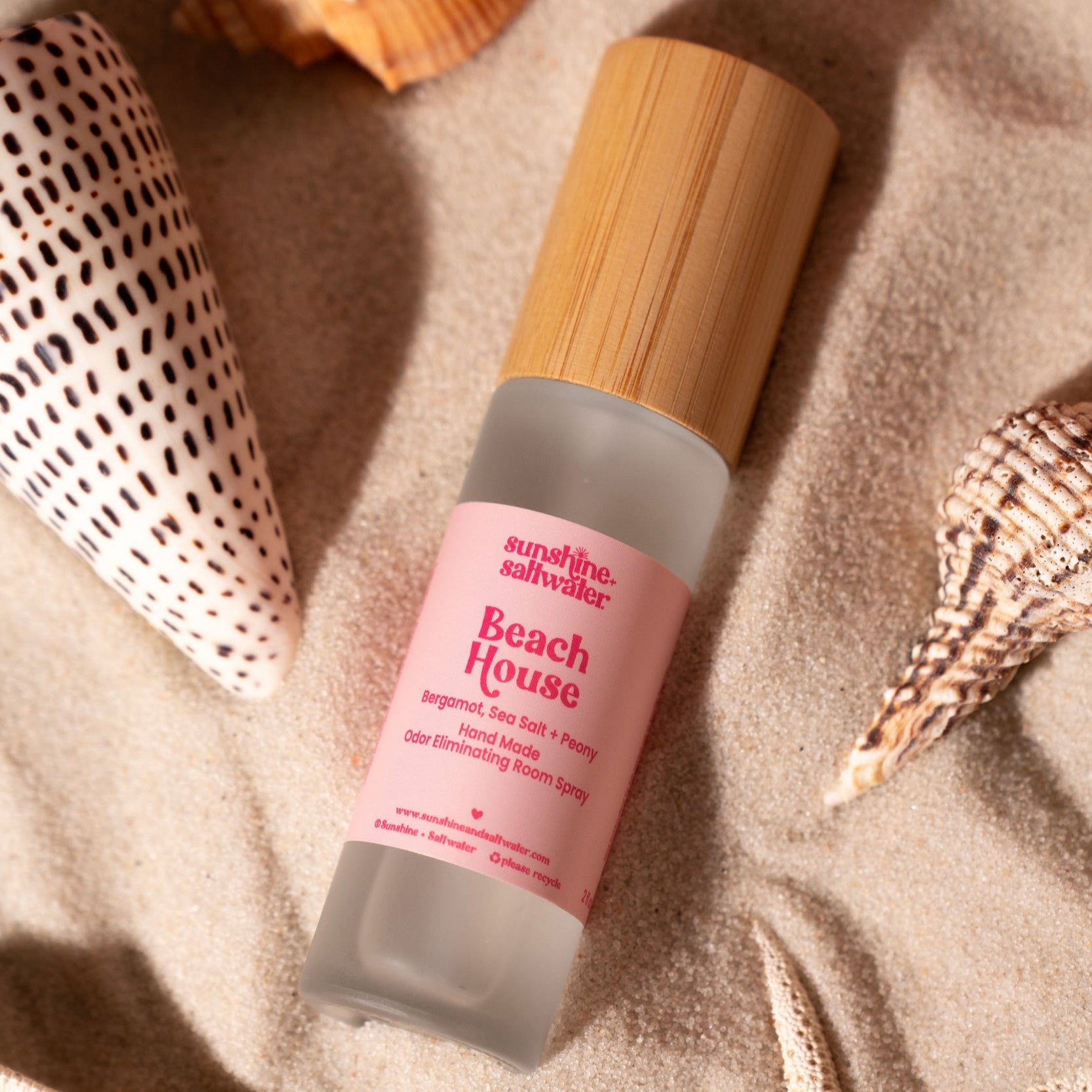 Beach House Non Aerosol Room Spray with bergamot, sea salt and peony scent
