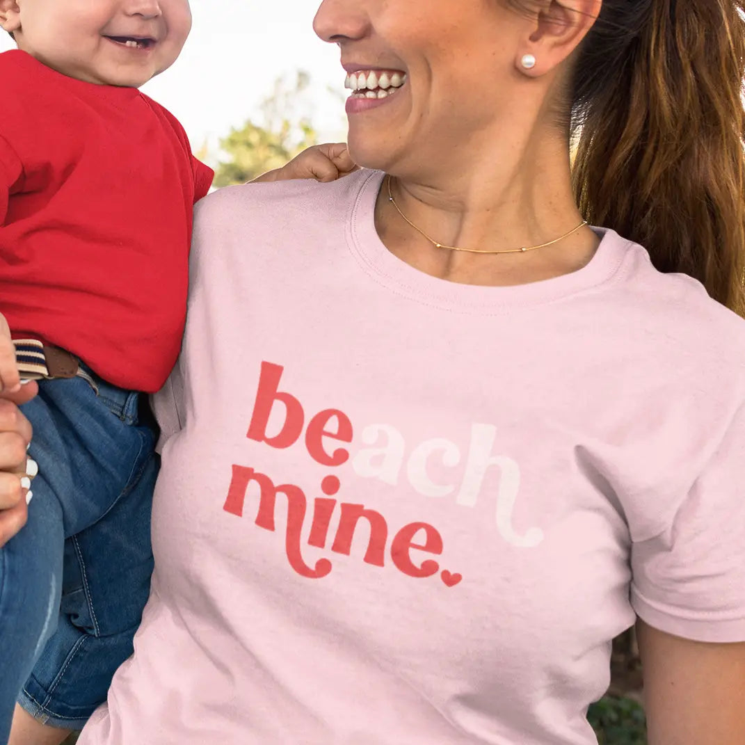 Be Mine Beach Valentine Graphic T-shirt