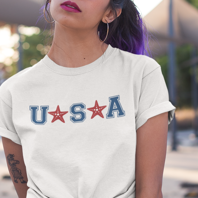 Coastal U•S•A | Beachside Breeze Tee Sunshine + Saltwater