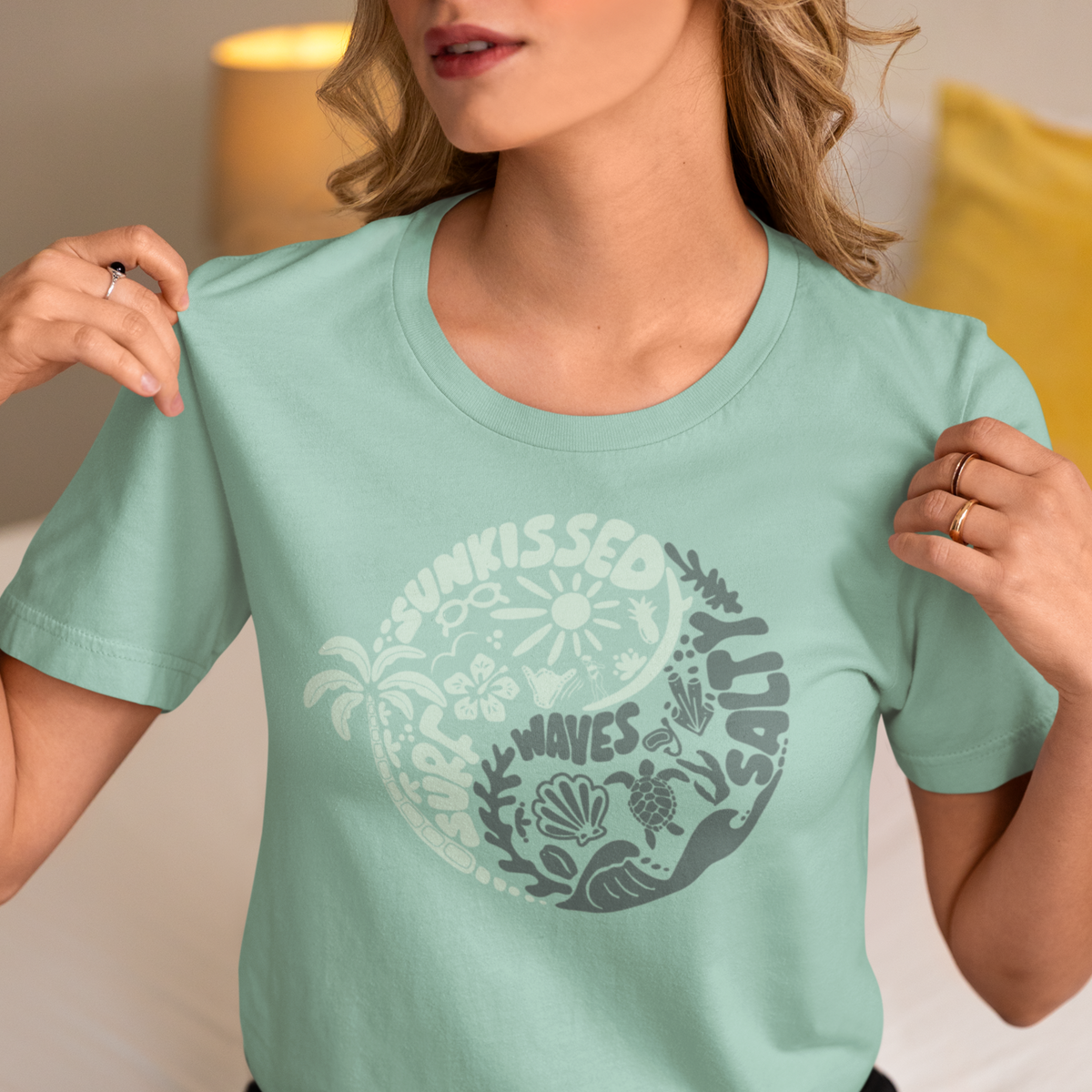 Sunkissed Yin Yang | Lightweight T-Shirt