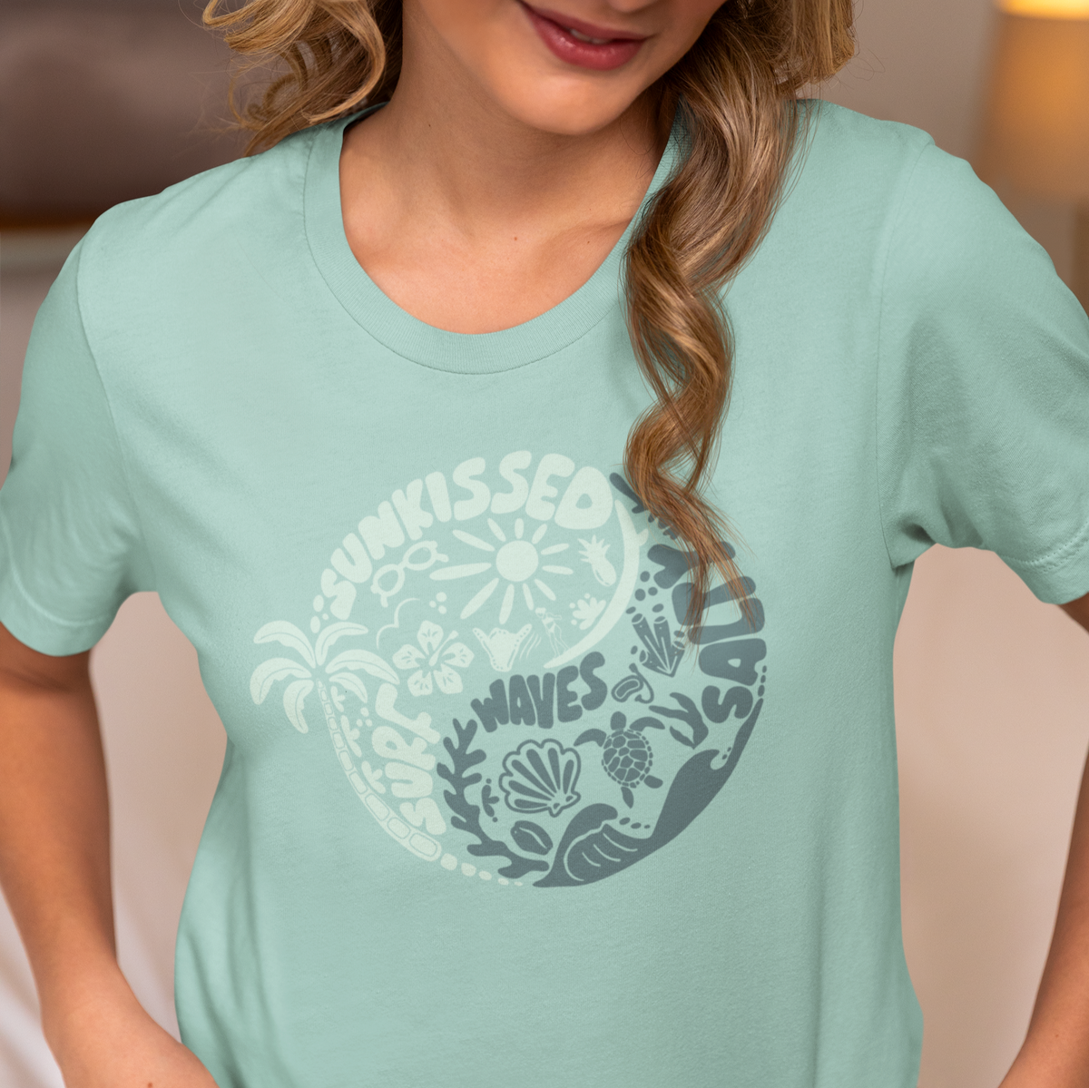 Sunkissed Yin Yang | Lightweight T-Shirt