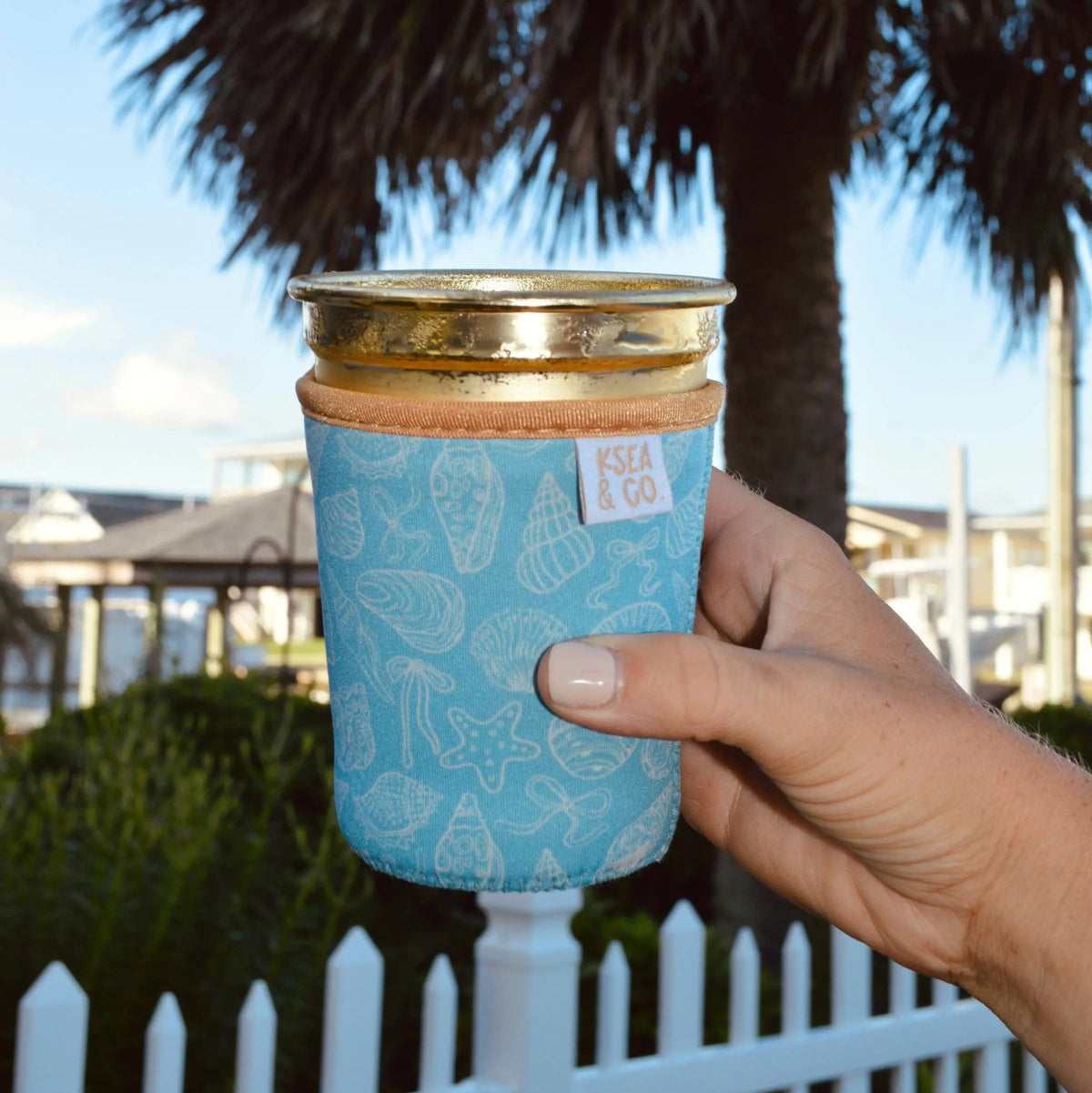 Iced Coffee Drink Sleeve - Shell Yeah