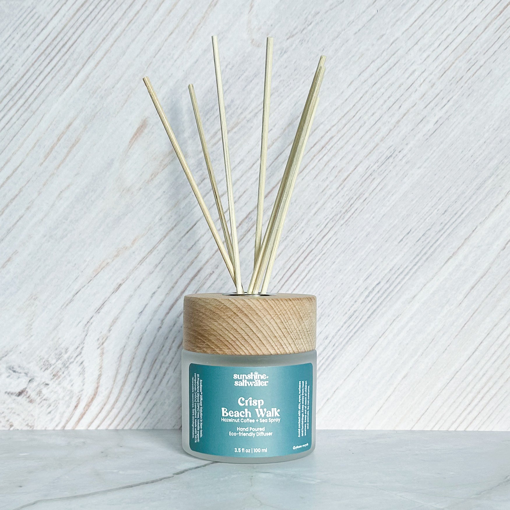 hazelnut coffee reed diffuser with gift bag for beach house