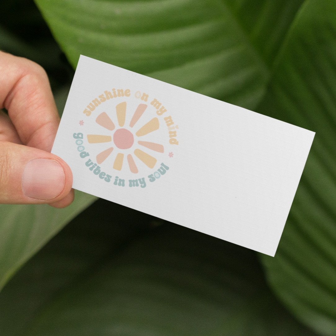 Sunshine + Good Vibes | Itty-Bitty Card PACK