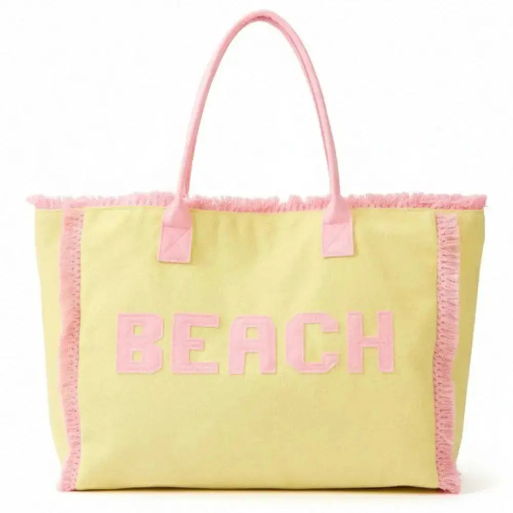 Solid Beach Bag Sunshine + Saltwater