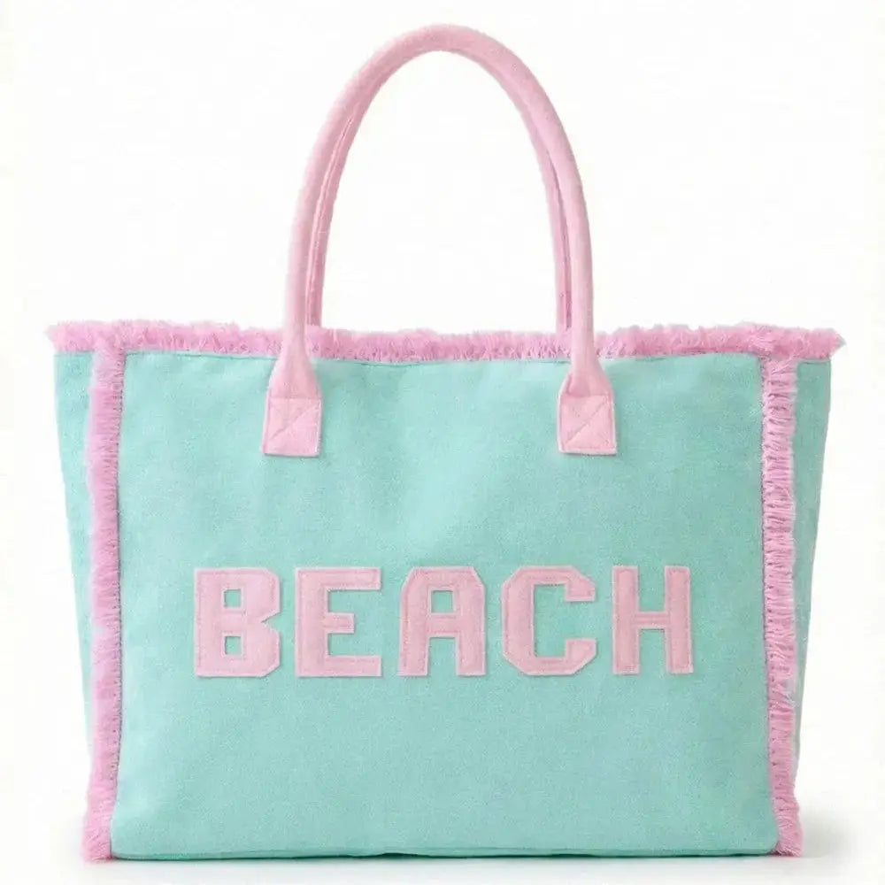 Solid Beach Bag Sunshine + Saltwater