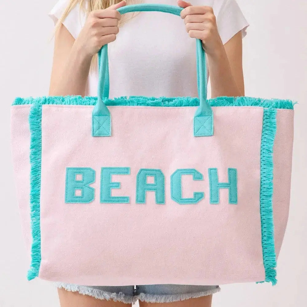 Solid Beach Bag Sunshine + Saltwater