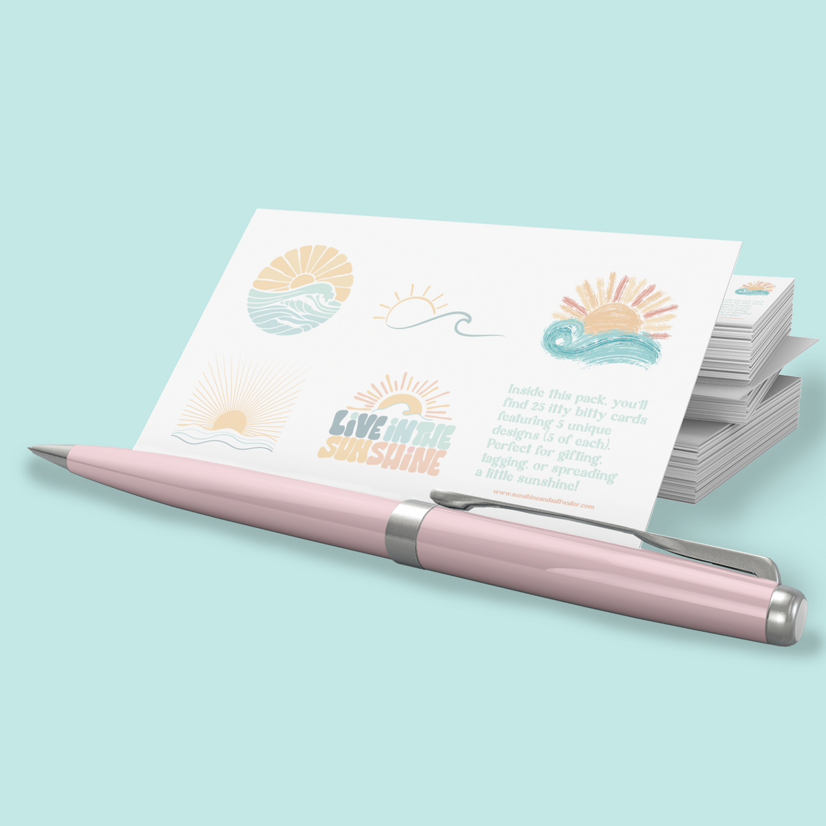 Sunshine | Itty-Bitty Card PACK