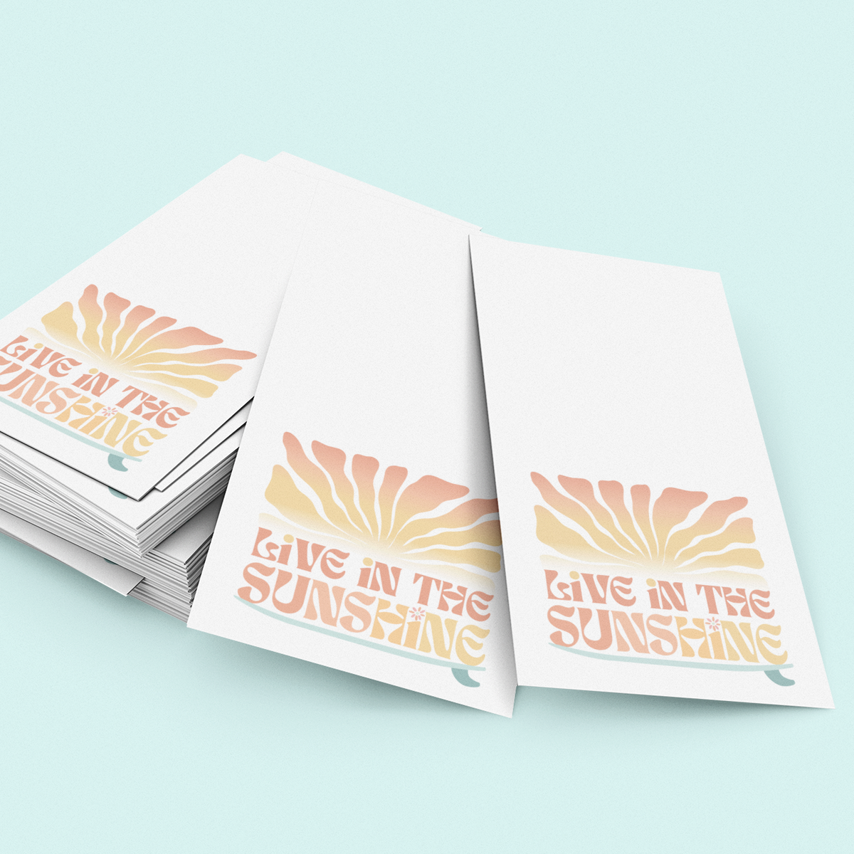 Live In The Sunshine | Itty-Bitty Card PACK