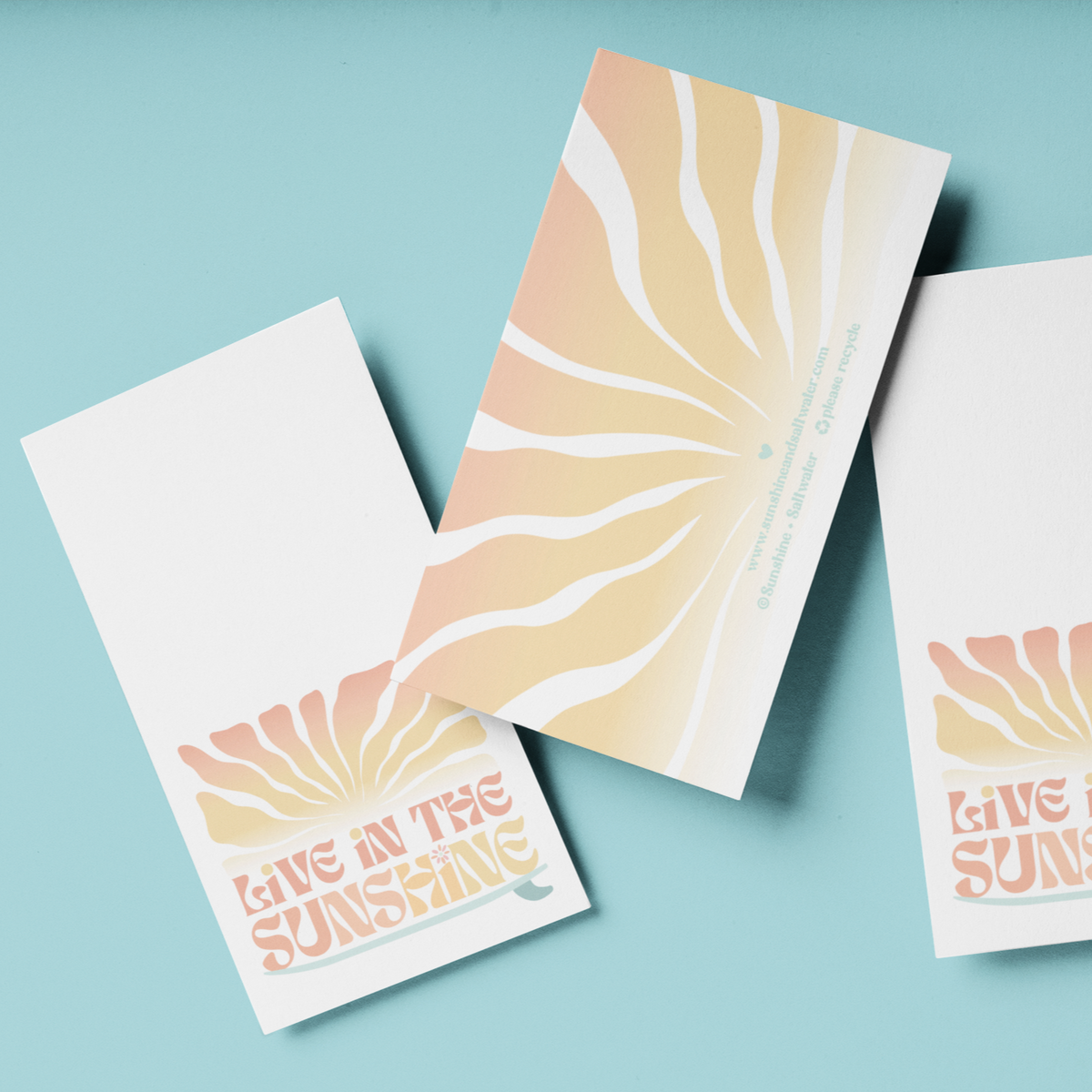 Live In The Sunshine | Itty-Bitty Card PACK