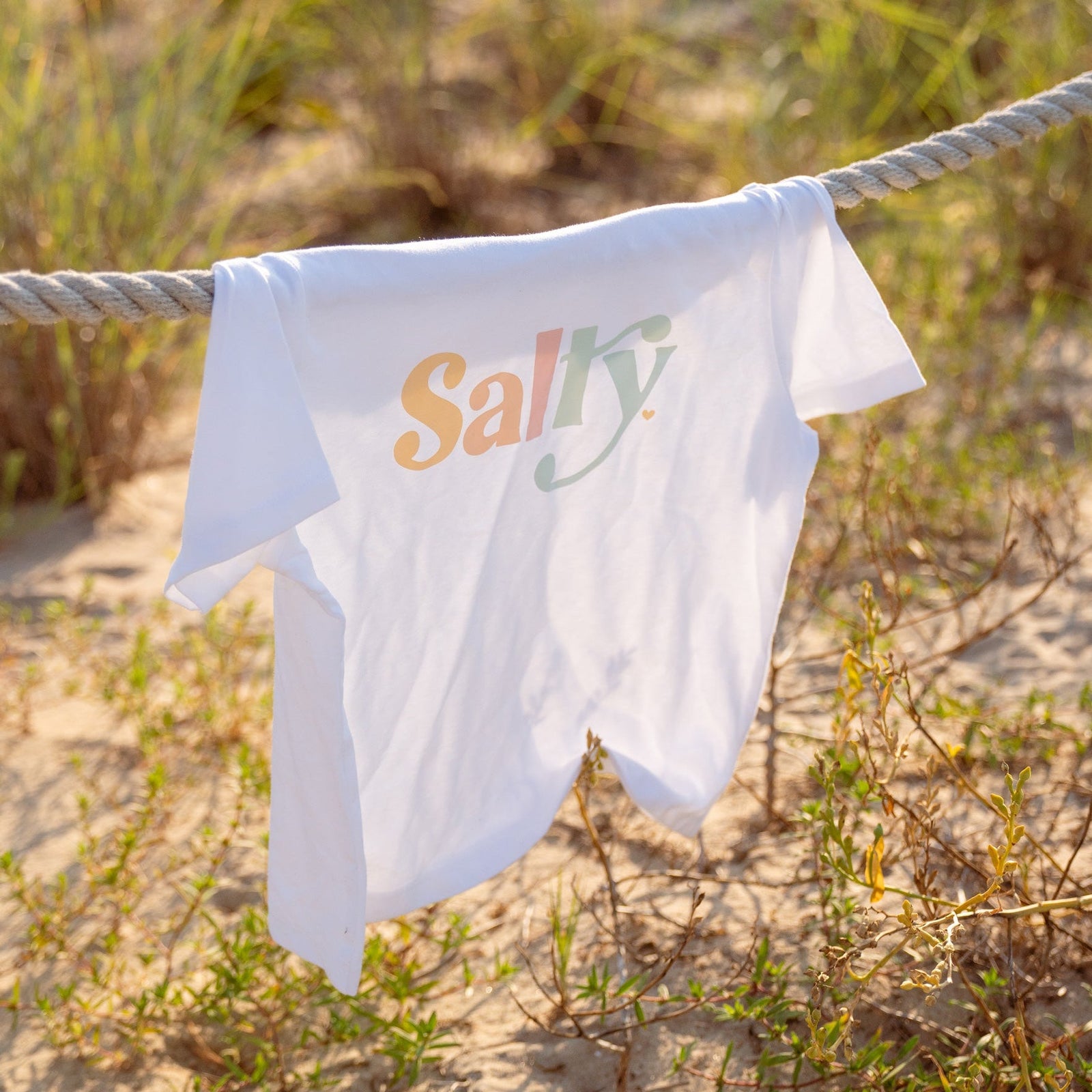 Salty T-Shirt | Beachside Breeze Tee Sunshine + Saltwater