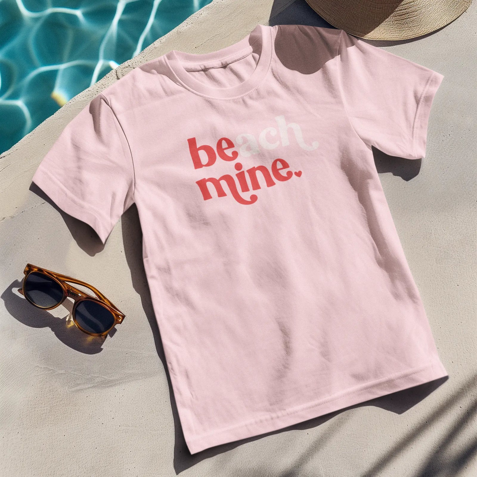 Be Mine Beach Valentine Graphic T-shirt