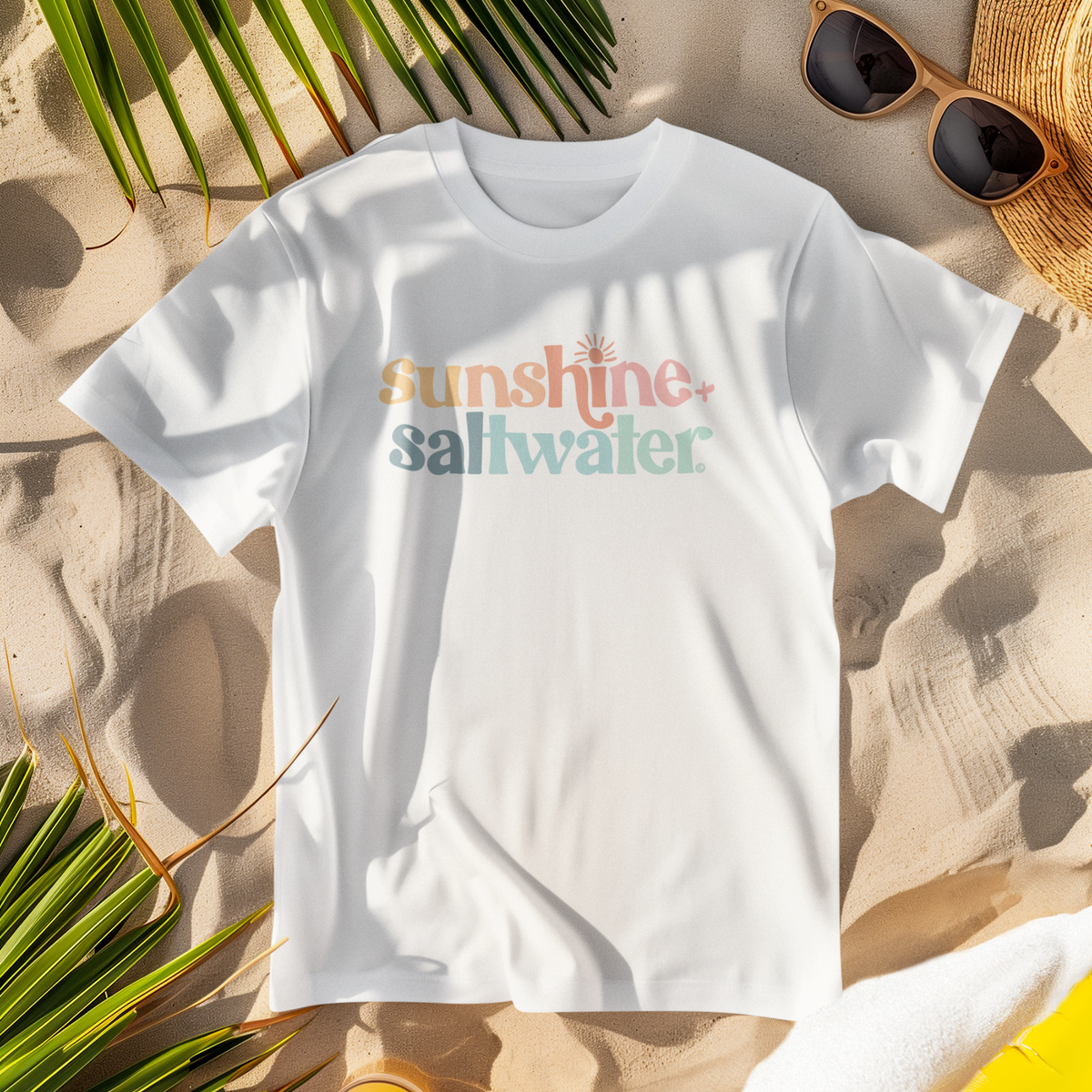 Sunshine + Saltwater | Wave-Washed T-Shirt