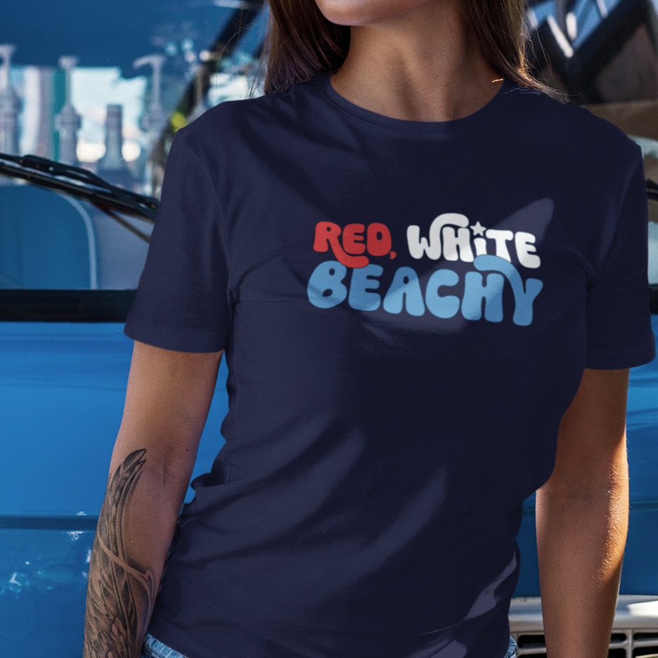 Red, White + Beachy ❤️🤍💙 | Beachside Breeze T-Shirt