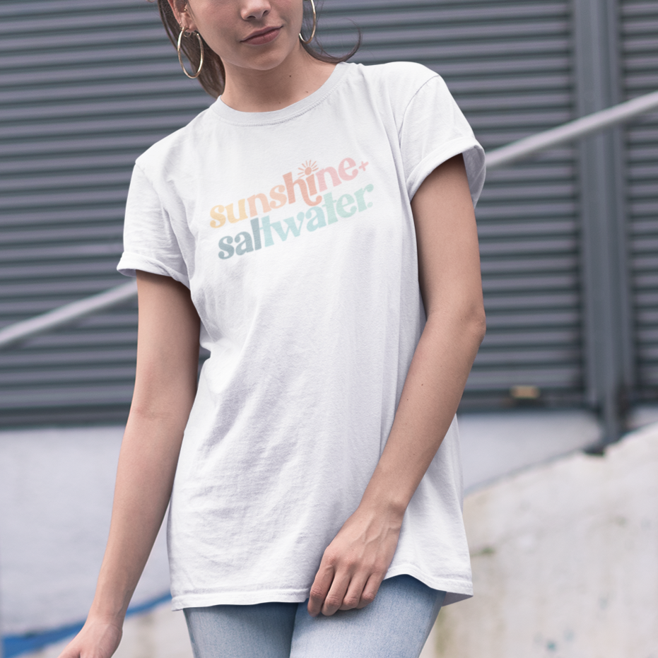 Sunshine + Saltwater | Wave-Washed T-Shirt