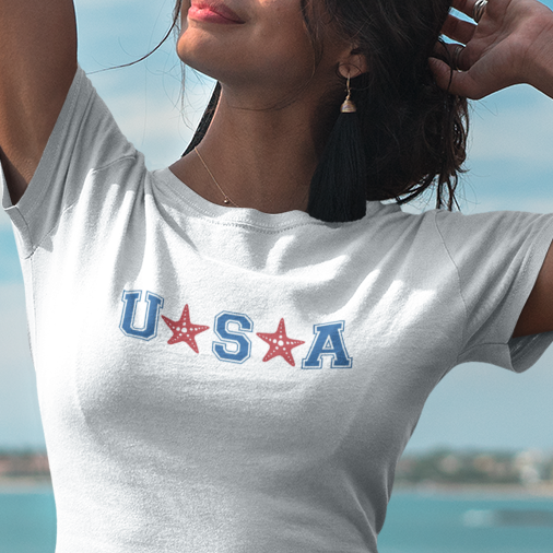 Coastal U•S•A | Beachside Breeze Tee Sunshine + Saltwater