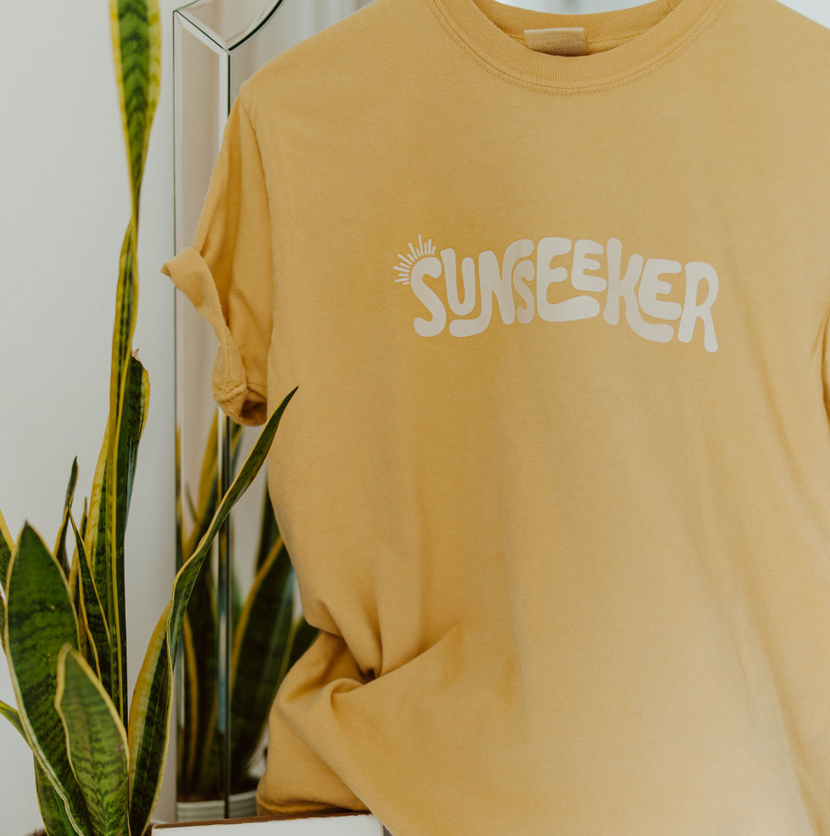 Golden Sunseeker | Wave-Washed T-Shirt