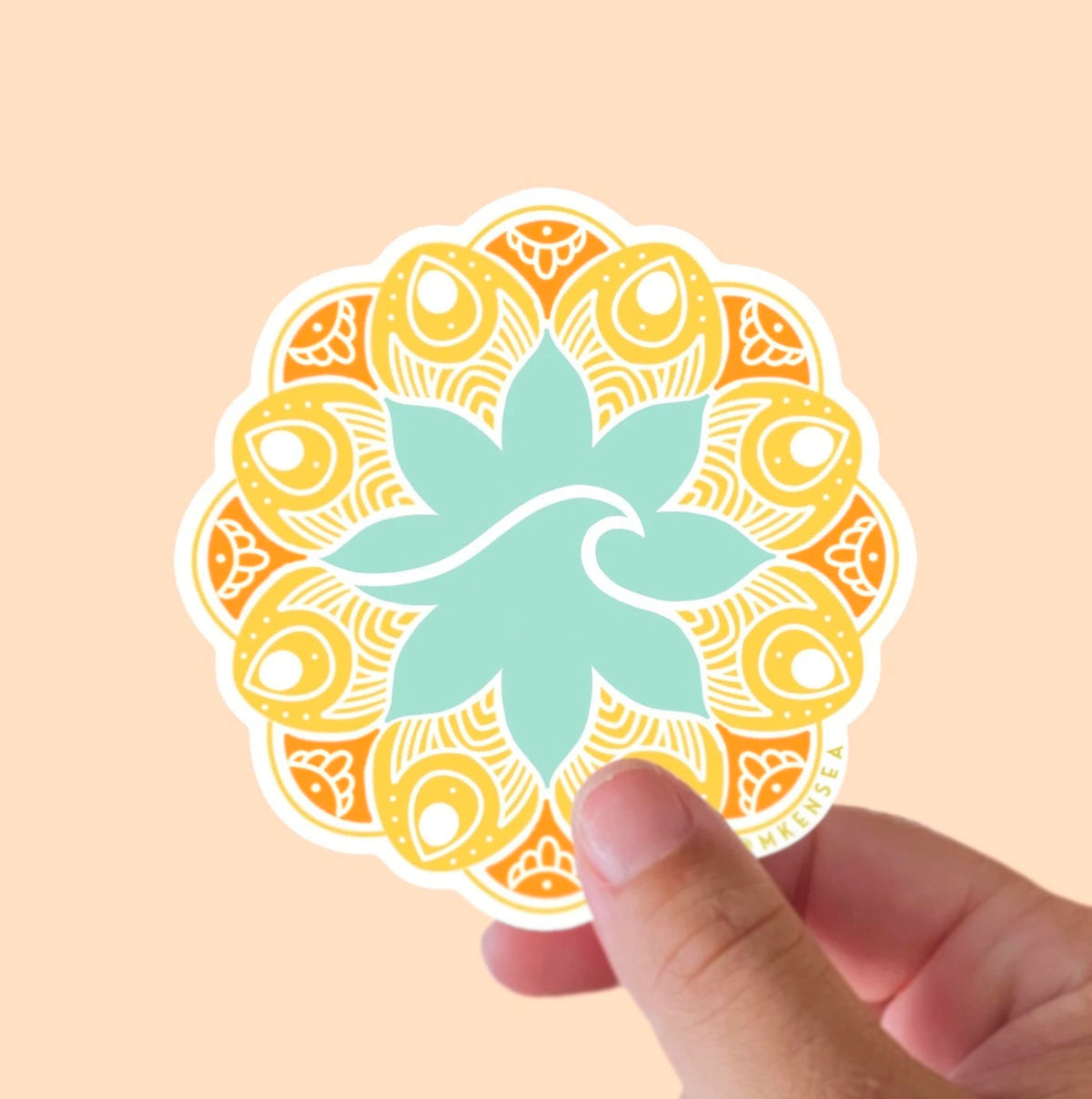 Wave Mandala | Sticker