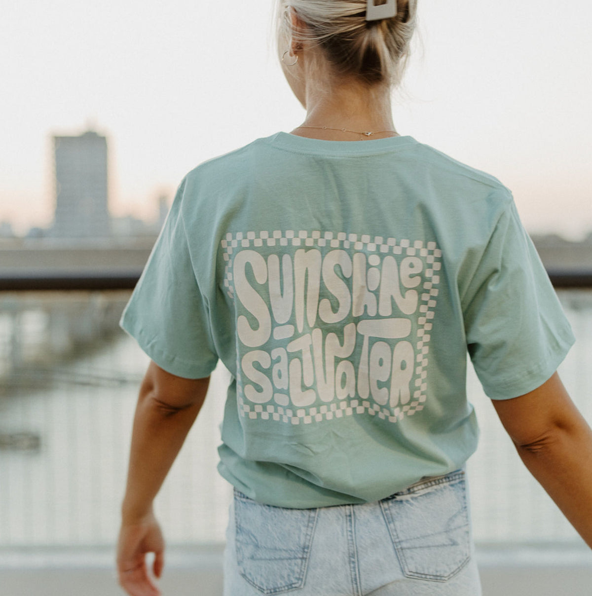 Retro Sunshine + Saltwater | Lightweight T-Shirt